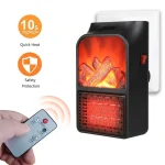 بخاری برقی فن دار فلیم هیتر 1000 وات flam heater - Image 14