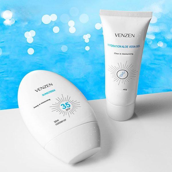 کیت آبرسان و ضدآفتاب SPF35 وزهVEZE Tender Skin Whitening Sunscreen Kit - Image 3