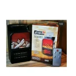 بخاری برقی فن دار فلیم هیتر 1000 وات flam heater - Image 12