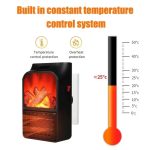 بخاری برقی فن دار فلیم هیتر 1000 وات flam heater - Image 9