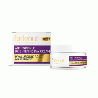 کرم روشن کننده ضد چروک روز هیالورونیک اسید نیاسینامید فیداوت 50ml Fadeout