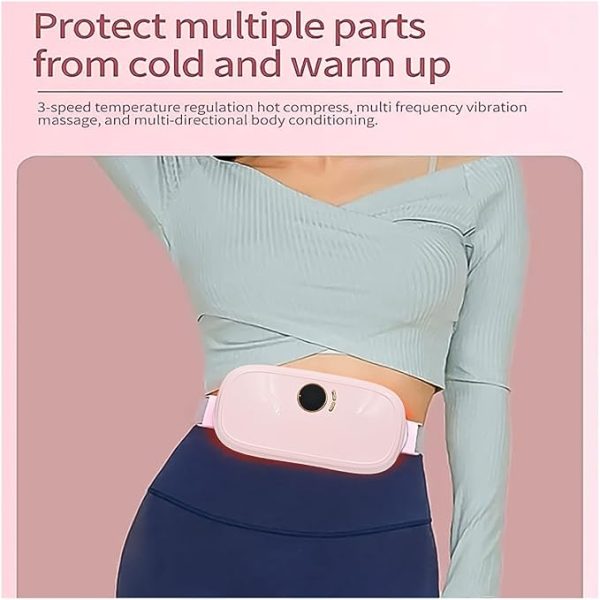 کمر بندحرارتی و لرزشی شکم‌ مخصوص دوران پریودی smart warm belt - Image 2