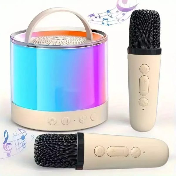 اسپیکر بلوتوثی قابل حمل مدل K52 دو میکرفون دار - Image 1