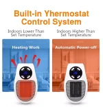بخاری برقی فن دار 500وات مدل Portable Heater - Image 3