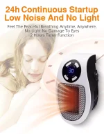 بخاری برقی فن دار 500وات مدل Portable Heater - Image 4