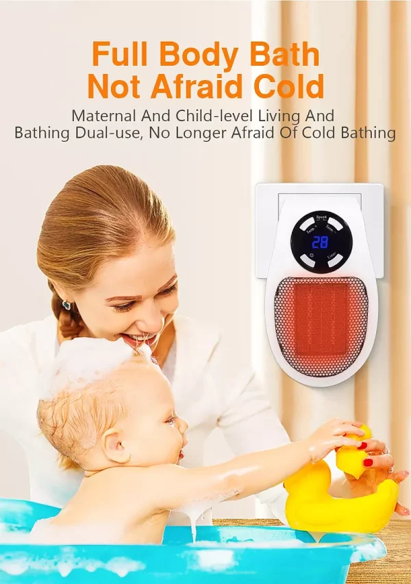 بخاری برقی فن دار 500وات مدل Portable Heater - Image 6