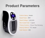 بخاری برقی فن دار 500وات مدل Portable Heater - Image 2