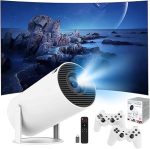 گیم ویدئو پروژکتور هوشمند اندروید مدل M300 Max به همراه دسته بازی - Image 4