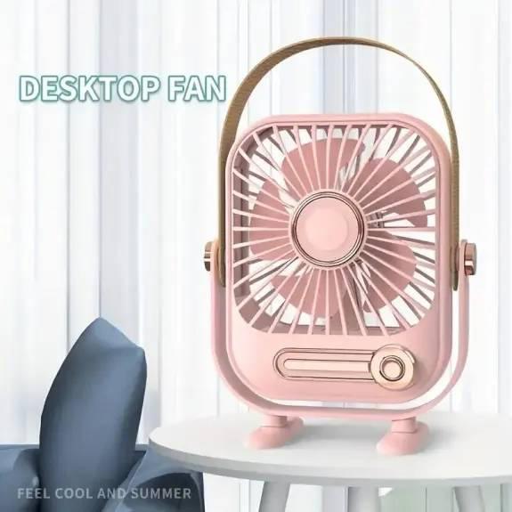 پنکه رومیزی شارژی مدل Desktop Small Fan