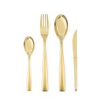 سرویس قاشق و چنگال 143 پارچه بست لایف مدل 2FULL GOLDL-M-187