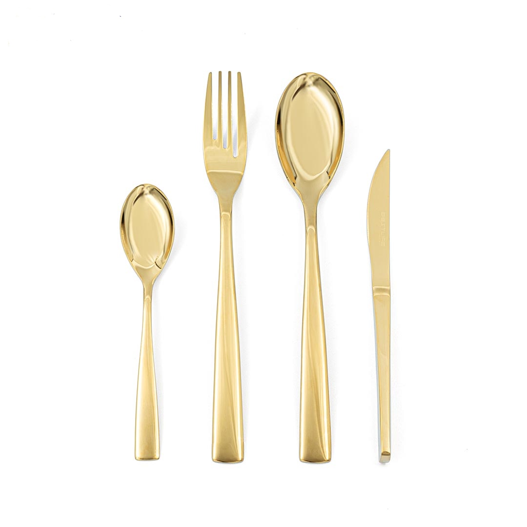 سرویس قاشق و چنگال ۱۴۳ پارچه بست لایف مدل 2FULL GOLDL-M-187 (تمام طلایی) سرویس قاشق و چنگال ۱۴۳ پارچه بست لایف مدل 2FULL GOLDL-M-187 (تمام طلایی)