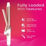 فرکننده مو VGR مدل V-578 با میله سرامیکی ۲۵mm و نمایشگر دما - تصویر 4