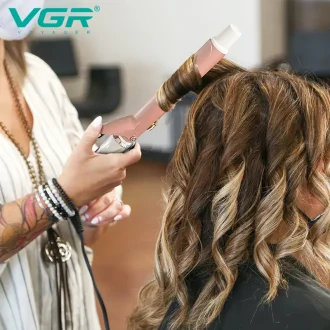 موهای فر شده با این دستگاه فرکننده VGR V-578
