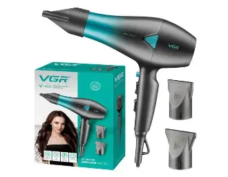 سشوار وی جی آر V-455 رنگ سبزآبی