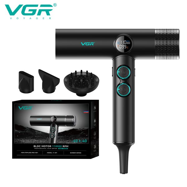 سشوار VGR مدل V-401 همراه سری های مختلف