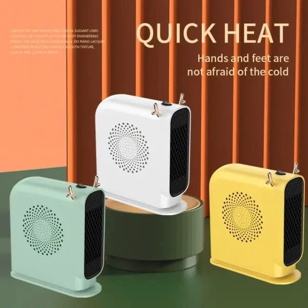 بخاری برقی- هیتر رومیزی فن‌دار مدل Desktop Warm Fan - Image 4