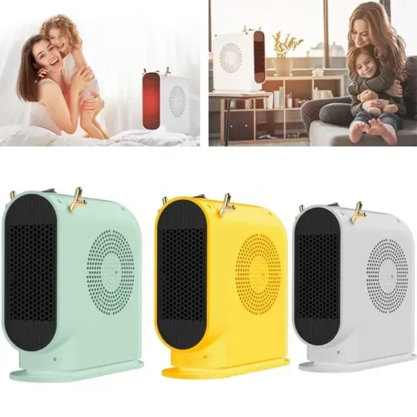بخاری برقی- هیتر رومیزی فن‌دار مدل Desktop Warm Fan - Image 6
