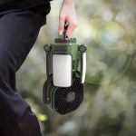 پنکه کمپی شارژی و خورشیدی(پاوربانک ،چراغ) | مدل F6611 - Image 3