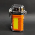 فندک شارژی صاعقه ای چراغ قوه دار - Image 2