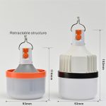 لامپ اضطراری و شارژی LED| قابل شارژ 30w - Image 5