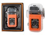 فندک شارژی صاعقه ای | فندک پلاسما چراغ‌دار ضدباد مدل USB Rechargeable - Image 2