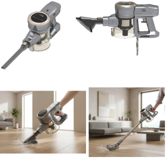 جارو شارژی دولف SV601 | موتور BLDC، باتری 25.9 ولت