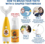 مسواک برقی کودک RZM U‑Shaped | مناسب 2 تا 12 سال - Image 4
