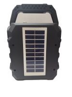 اسپیکر بلوتوثی خورشیدی قابل حمل مدل HP01 با چراغ قوه و رادیو - Image 3