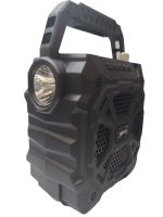 اسپیکر بلوتوثی خورشیدی قابل حمل مدل HP01 با چراغ قوه و رادیو - Image 2