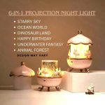 چراغ خواب پروژکتوری چرخشی خرگوش مدل Bunny Carousel - Image 4