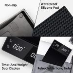 ترازوی قهوه مدل EK6002 | اسکیل دیجیتال با تایمر و دقت ۰٫۱ گرم - Image 2