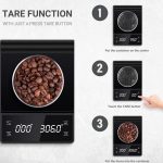 ترازوی قهوه مدل EK6002 | اسکیل دیجیتال با تایمر و دقت ۰٫۱ گرم - Image 3