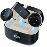 میکروفون بی سیم یقه ای دو کاربره K31 Pro | با کیس شارژ دیجیتال - تصویر 4
