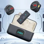 میکروفون بی سیم یقه ایSX21 دو کاناله تایپ سی و آیفون - تصویر 3